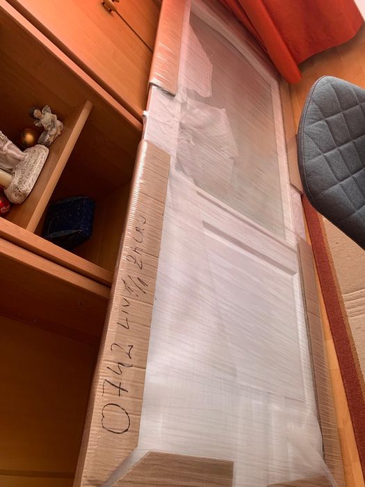 Vand usa dubla alba MDF