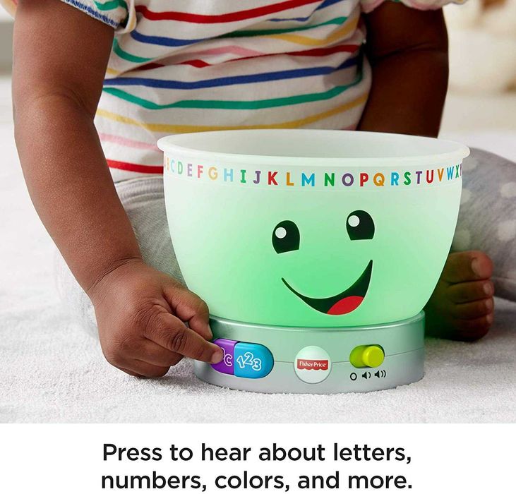 Образователна светеща играчка купа за сладкиши Fisher Price