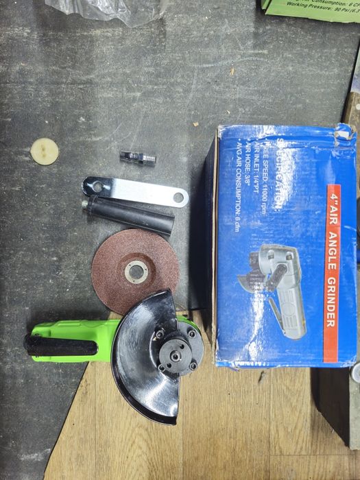 Пневмоболгарка новая