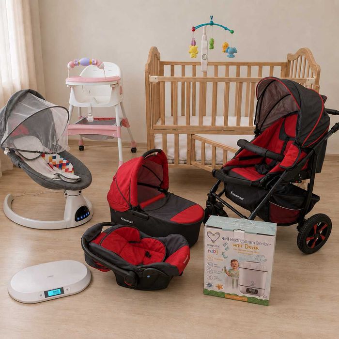 Vând pachet complet pentru nou-născut – 7 produse
