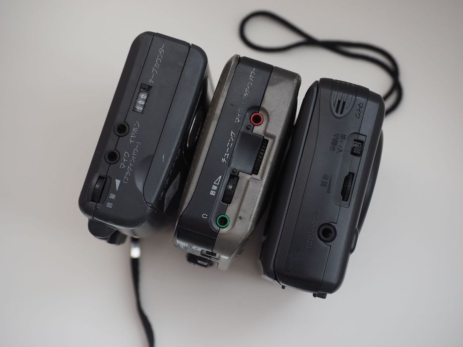 Playere Sony Walkman și Panasonic din Japonia, preț pentru trei bucăți, retro, casetofon