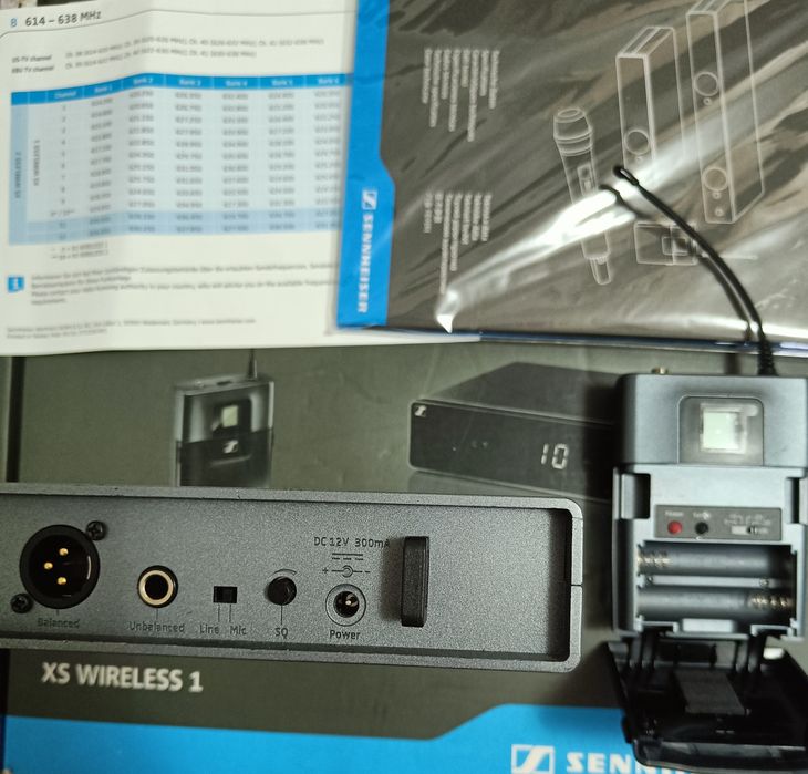 SENNHEISER Безжично за инструмент+ SENNHEISER микрофон за духови