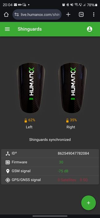 Aparatori tibie smart din carbon humanox