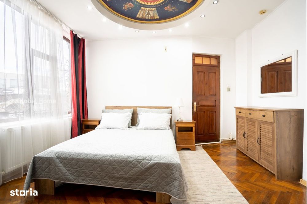 6-Room Apartment  Cismigiu Garden  Private Heating System  Parking
