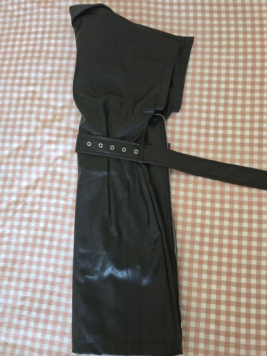 Rochie imitație de piele