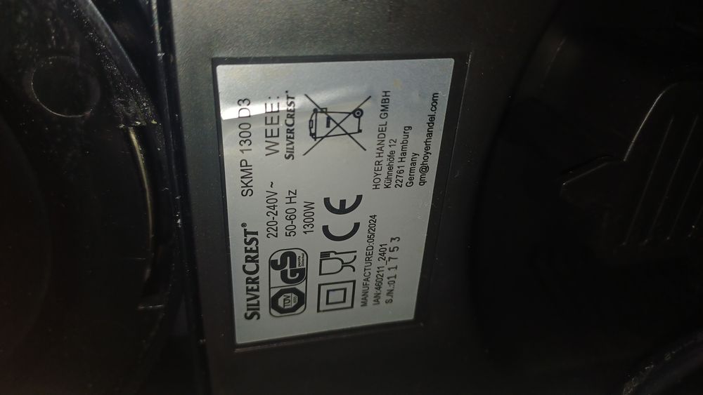 Планетарен миксер с блендер кана Silvercrest