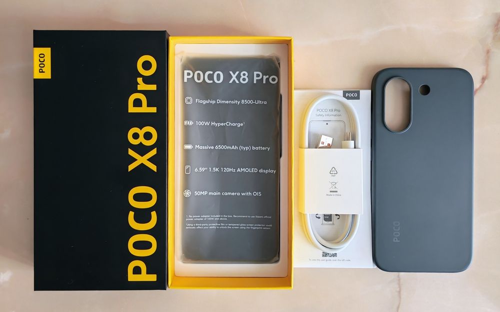 XIAOMI Poco X8 Pro 5G Black 8/256 GB ca nou, fullbox !