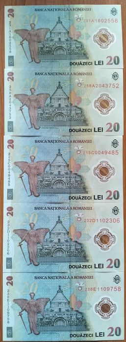 Bancnote 20 RON noi