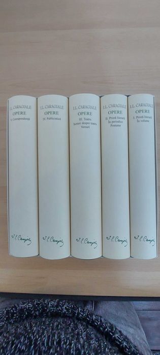 I.L. Caragiale - Opera completa (5 volume) Editura Academiei. Noua !