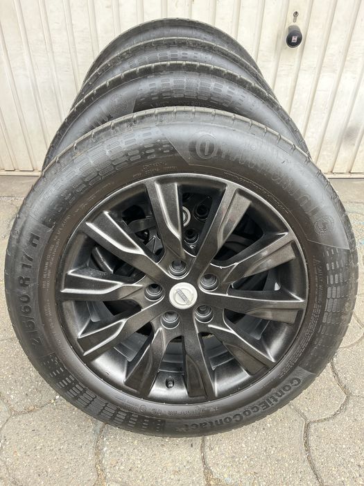 Jante aliaj 5x114.3mm, anvelope vara 215/60 R17, Nissan QashQai X-Trail Juke, Dacia Duster, Renault