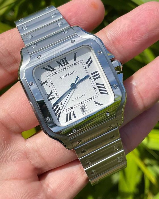 cartier santos 100xl метал