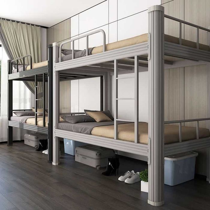 Металлическая двухъярусная кровать/berk va xavfsiz konstruktsiya sifat