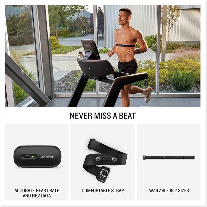 Centura puls GARMIN HRM 200 - ANT+ Bluetooth - M-XL,sigilat