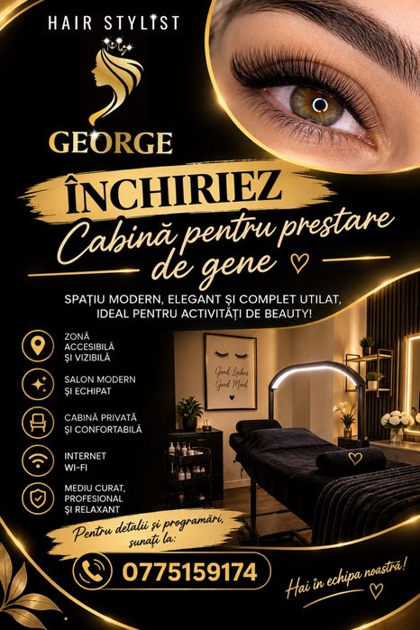 Inchiriez post manichiura & cabina gene