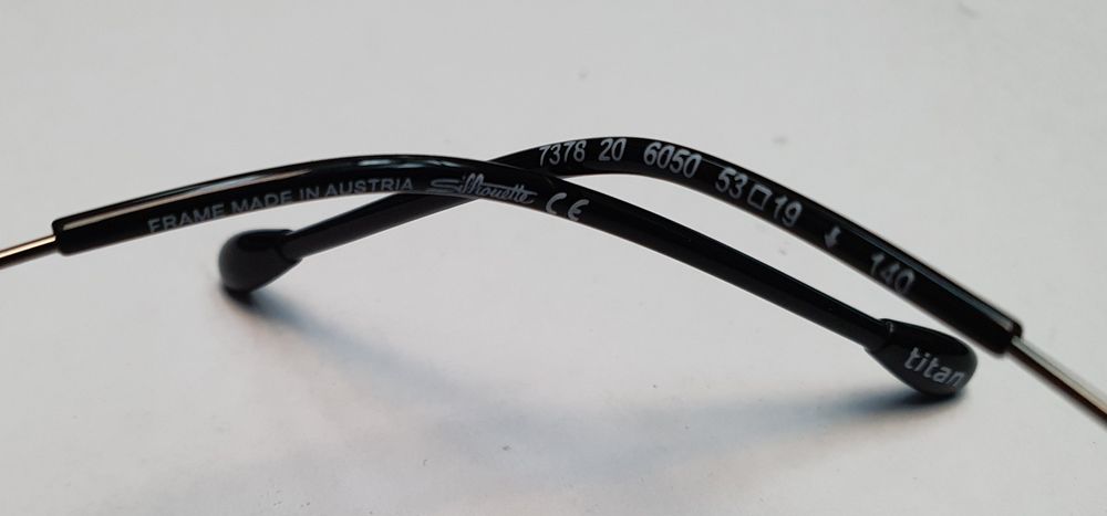 Рамки Silhouette Titanium ЧЕРНИ n.21