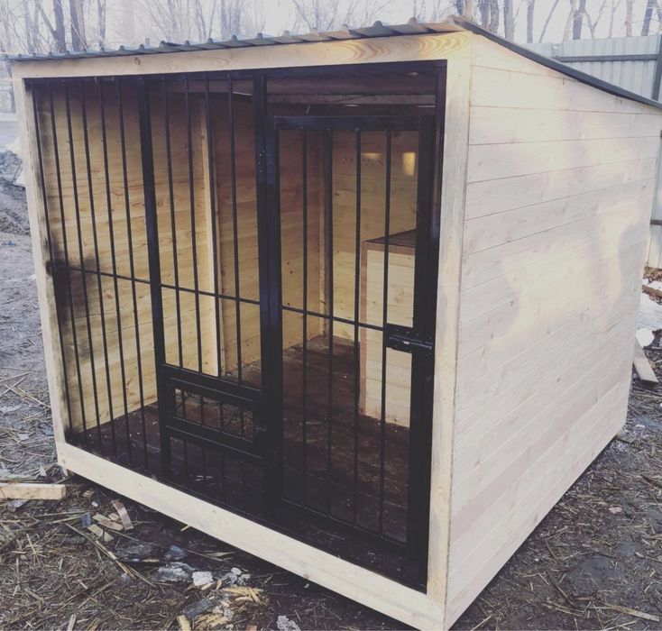Вольер, будка для собак, домик для собак
