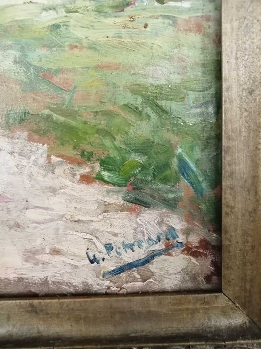 Tablou Gheorghe Petrașcu (1872 - 1949) Țărăncuța, ulei pe carton