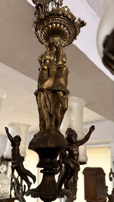 Candelabru Mare Vintage Bronz