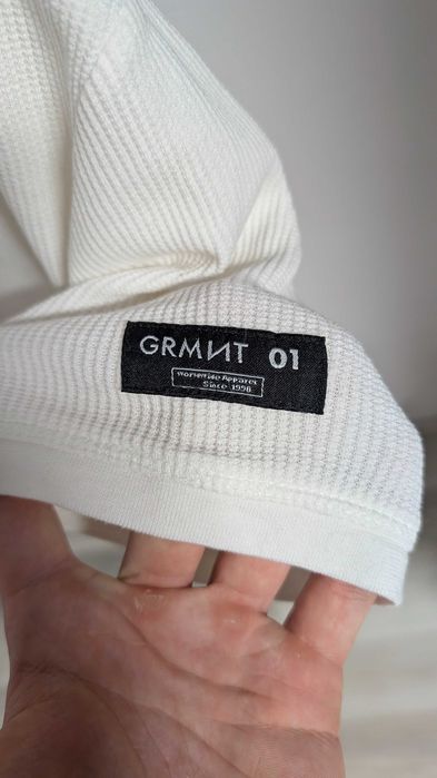 Bershka Tricou Alb Texturat Waffle