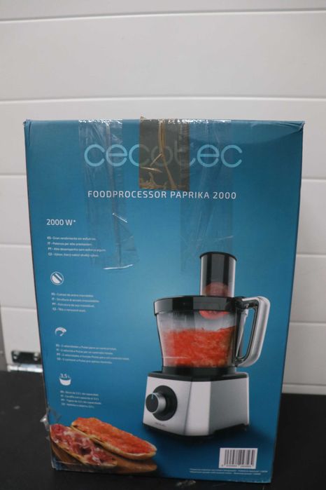 Кухненски робот Cecotec Paprika, 2000W, неръждаема стомана, 3.5L