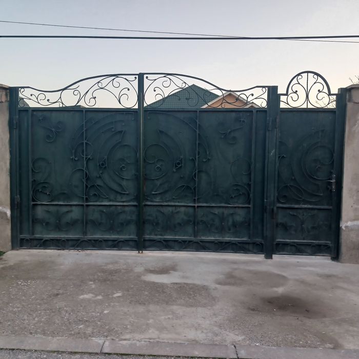 Железная дверь с калиткой