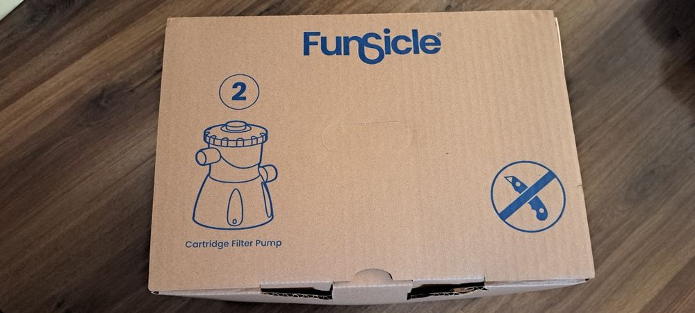 Басейн с електрическа помпа и филтър