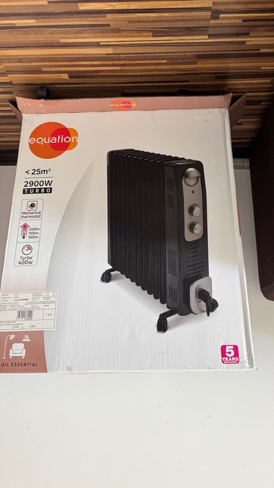Radiator pe ulei Equation 2900W – ca nou, 295 lei negociabil!