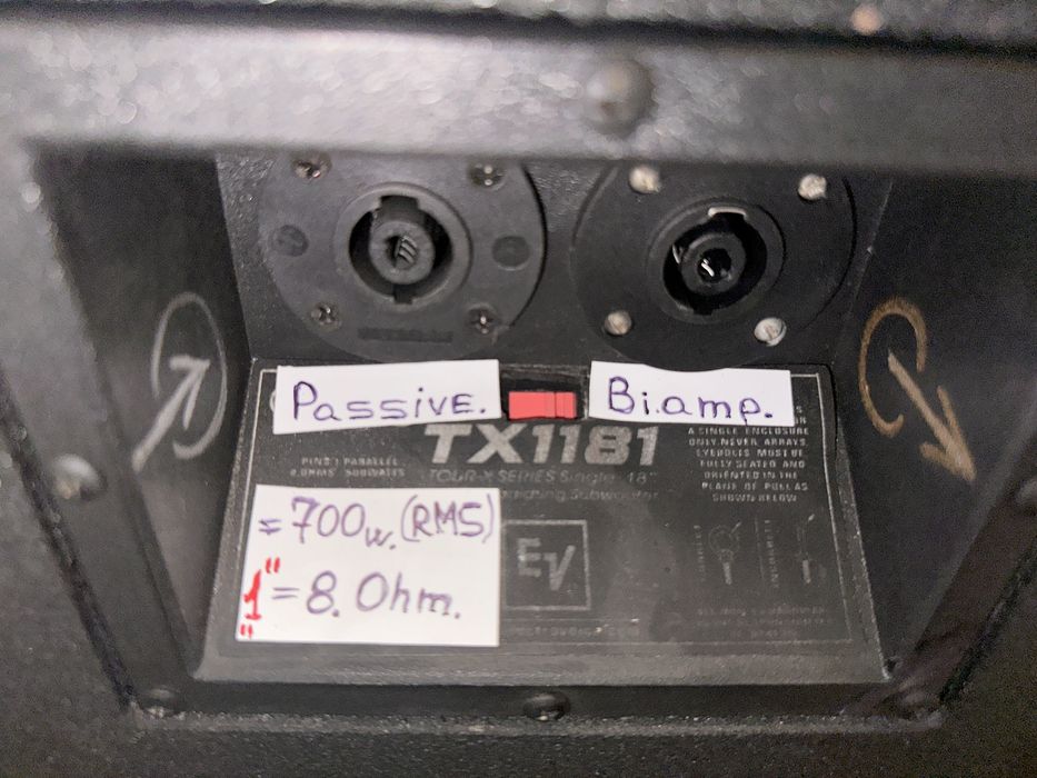 Сабвуферы Electro Voice 1181