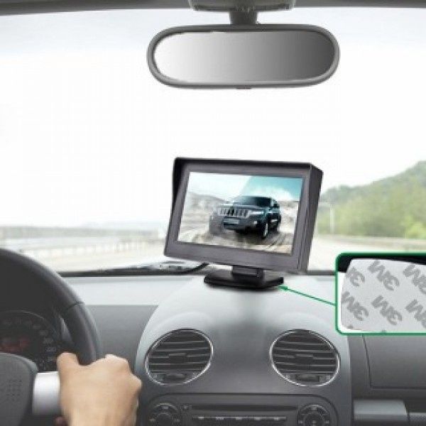 Гаранция! Парктроници с монитор, ЛСД дисплей и камера за задно виждане ...