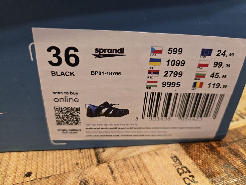 Нови детски сандали 36 номер