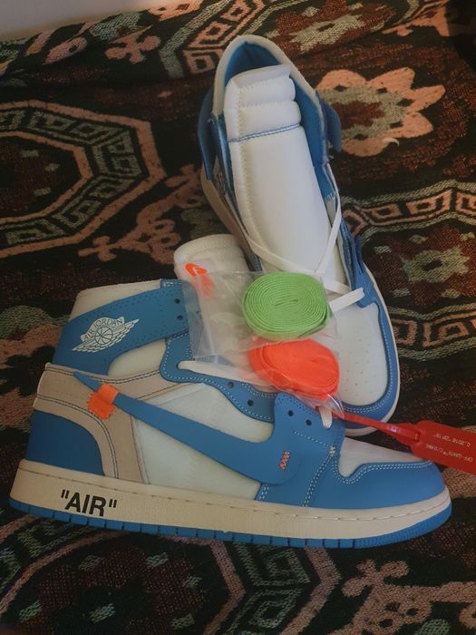 Jordan 1 off white unc review 44