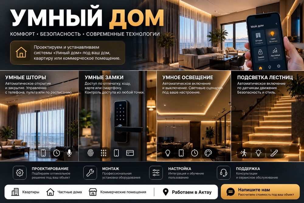 Услуги электрика в Актау.