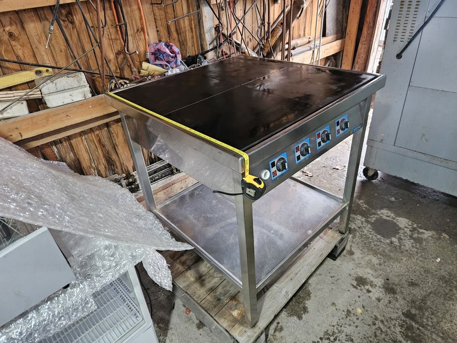 Електрически Котлон на база 4 плочи чугунени 40/40см. трифазен