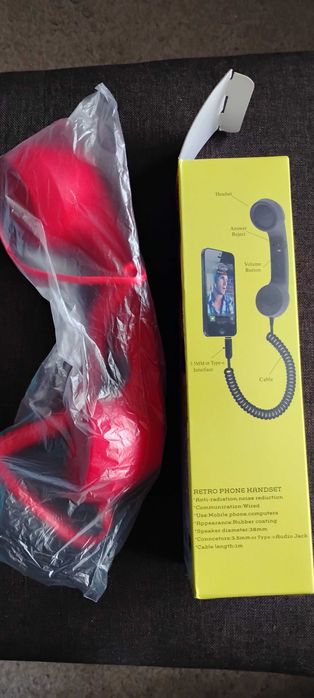 Телефонна слушалка за моб. телефон Android и Iphone с кабел mini C