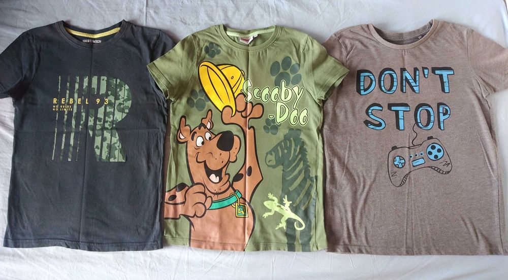 Блузки, суичери, тениски Лего, Марвел, Скуби-Ду, потници 128 и 134/140