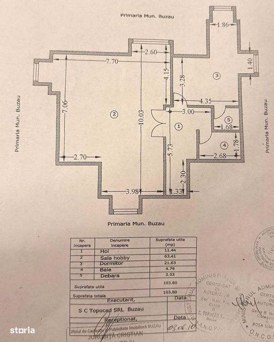 De vanzare casa 240 mp Buzau central