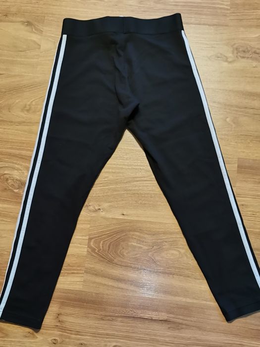 Colanti fitness Adidas, noi, bumbac, lungime 7/8, marimea M