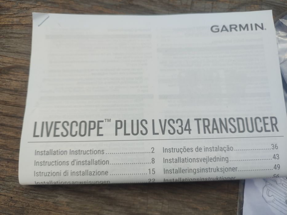 Garmin liveScope plus lvs 34 + gls10