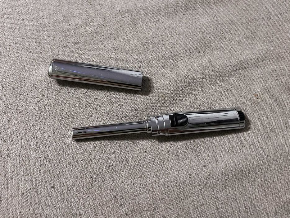 Bricheta metalica Bodum inox cromat grea eleganta reincarcabila gaz