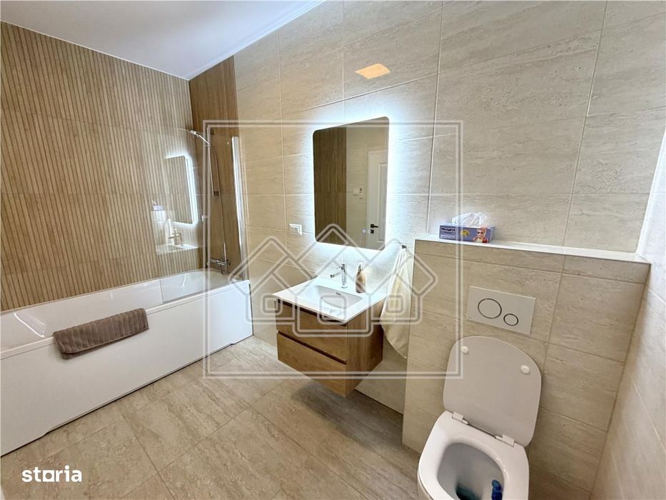 Penthouse nou - 87 mp utili, terasa 100 mp - mobilat si utilat modern