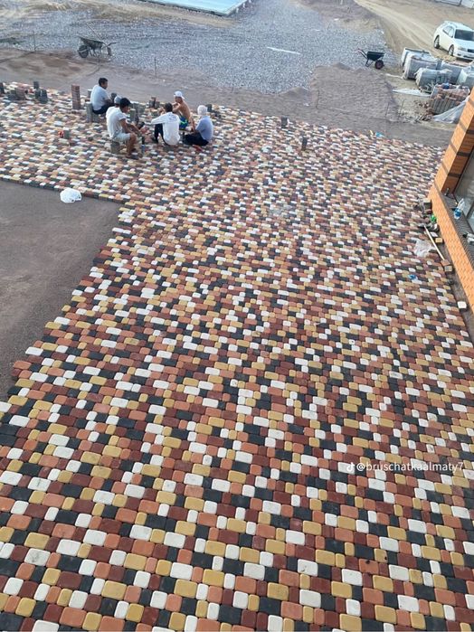 Качественная укладка брусчатки