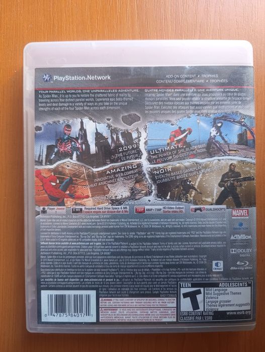 Spider Man Shattered Dimensions - PS3