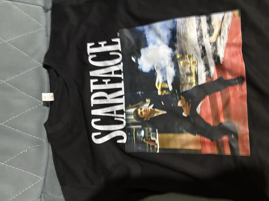 Футболка С Тони Монтаной из лицо со шрамом Tony Montana from Scarface