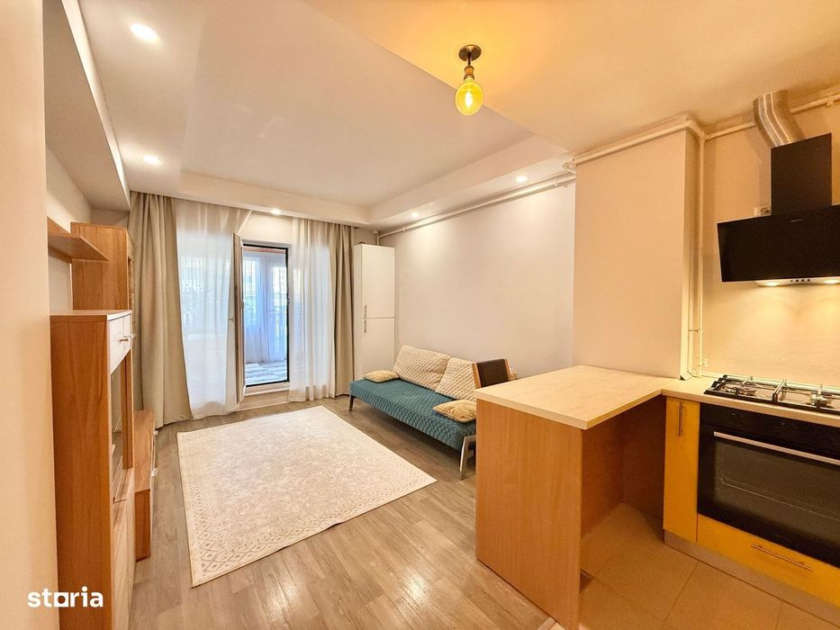 COSMOPOLIS - Apartament cu 2 camere tip studio, mobilat si utilat.