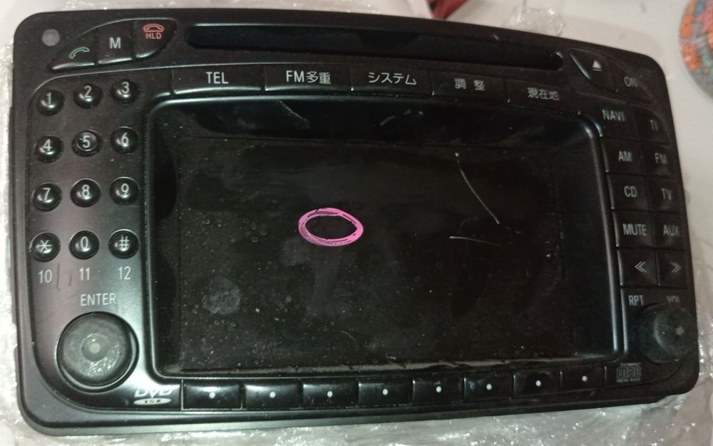 Мерседес w203. Команд. Дорестайлинг с DVD.