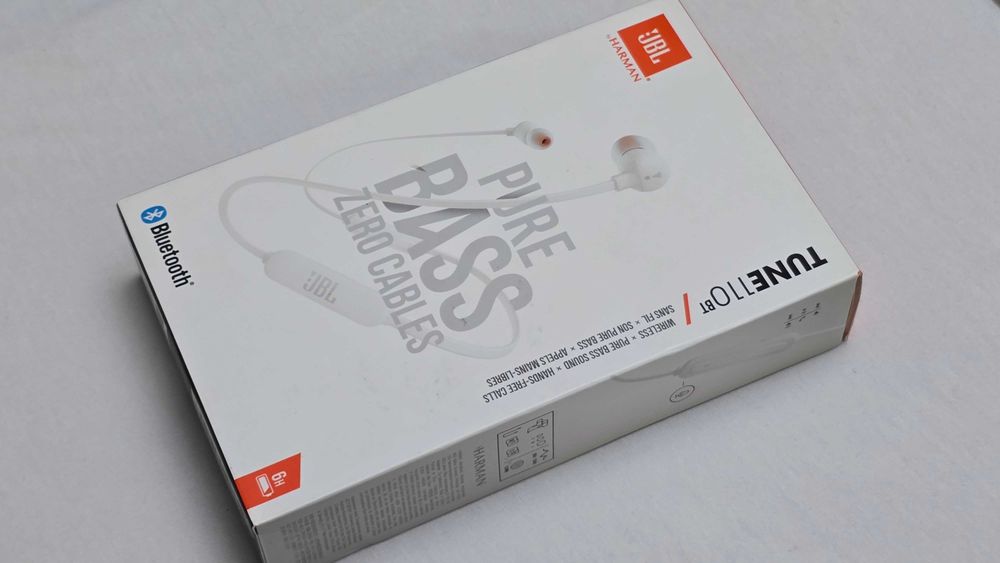 JBL Tune 110Bt Run 2 White wireless
