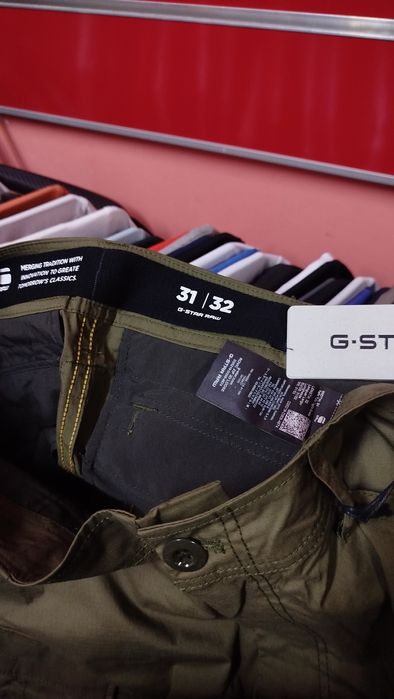 Оригинален карго панталон G-Star Raw  Rovic Zip W31 W32 нов мъжки