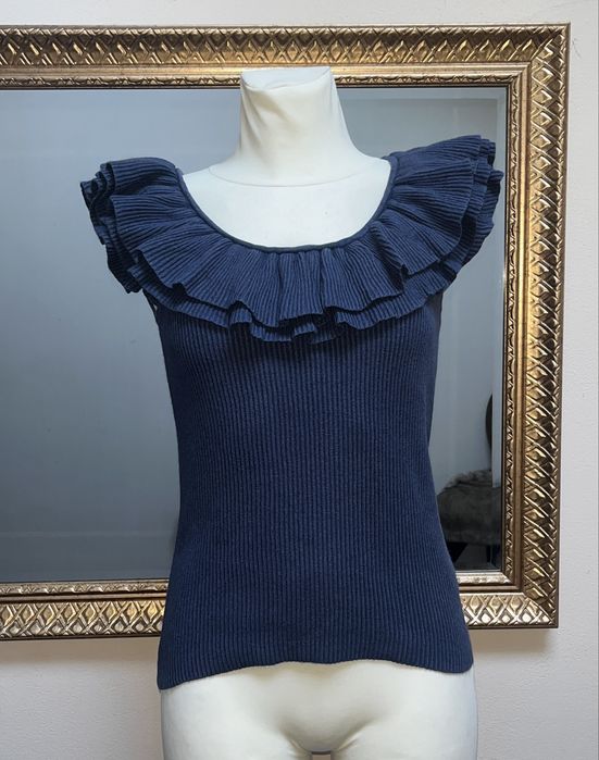 Top (maieu) tricotat, Ralph Lauren, 85% mătase și 15% cașmir