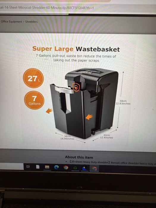 Шредер bonsaii C 144D