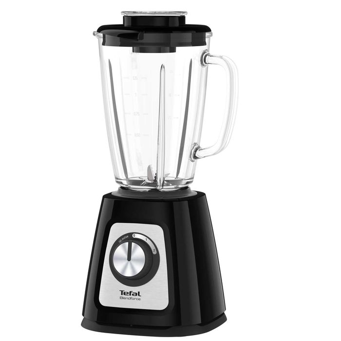 Blender Tefal Blendforce  800 W Powerlix Smart Loc, 1.75 L Negru/Gri